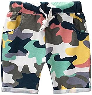 Loodgao Kids Boys Camuflage Shorts Bottoms With Pockets Summer Track Surfras calças quentes roupas de férias Playwear