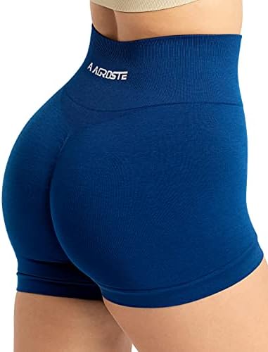 A Agroste Women 3,6 intensificam shorts de exercícios com bolsos com shorts de ginástica de levantamento de ginástica sem