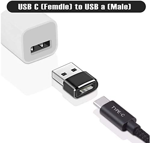 Adaptador de cabos do Cable Moman para USB para USB, Tipo C para USB A Adaptador de cabo de carregador para iPhone 11 Pro