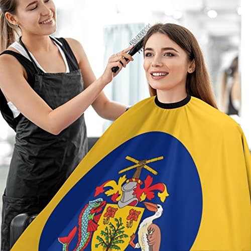 Barbados bandeira barbeiro capa profissional corte de cabelo cabeleireiro de avental capa barbeiro acessórios para homens