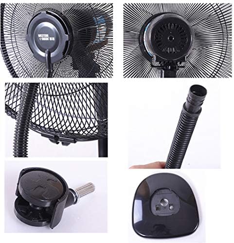 Aparelhos refrigeradores de ar: fã de névoa oscilante, 3 modo de vento 3 velocidades de spray industrial ventilador, com timer remoto, 75 watts, ventilador de piso em pé