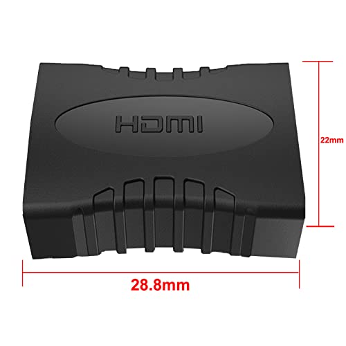 Adaptador Clavoop HDMI 4K HDMI para HDMI Adaptador Feminino HDMI Extender Converter Suporte 3D Compatível para TV, Xbox One, PS5