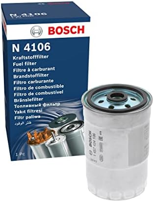 Bosch N4106 Filtro de combustível diesel - compatível com o Audi 4000, 5000; Volkswagen Dasher, coelho; Volvo 740, 745, 760