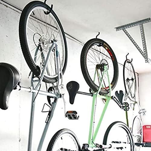 Gancho de penduramento de bicicleta 2 conjuntos de bicicleta cabine gancho de gancho de gancho de parede para parafuso de parede de parede gancho