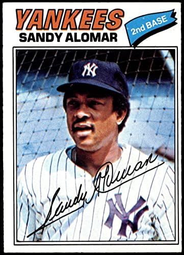 1977 Topps 54 Sandy Alomar New York Yankees Dean's Cards 5 - Ex -Yankees