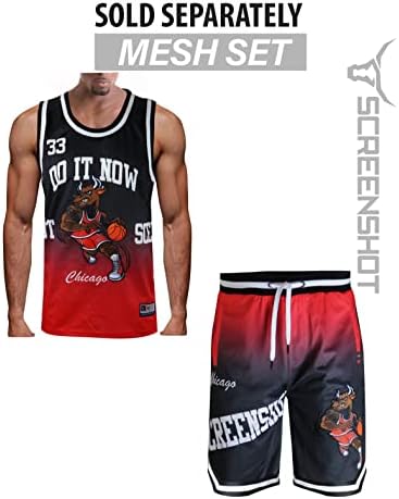 Captura de tela Mente Mens Premium Urban Sreetwear Moda de Moda de Moda de Mesh - Time esportivo Athletic Sports Color 11 Curtos de camisa da seleção