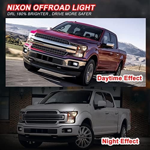 Faróis Offroad Nixon para Ford F-150 2018-2020 Halogen Halogne Hable Hable