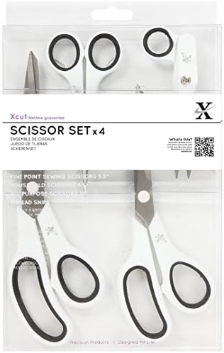 Docrafts Xcut Scissors Conjunto 4/pkg-