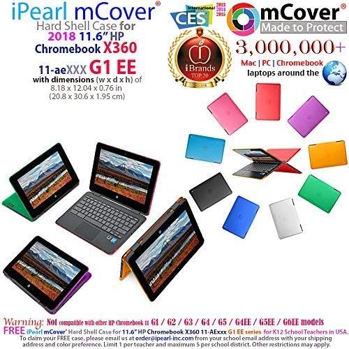 McOver Hard Shell Case para 2018 11,6 HP Chromebook X360 11 G1 Laptops EE