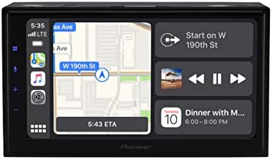 Pioneiro DMH-W4660Nex 6.8 ”- Alexa integrado, Android Auto, Apple CarPlay, Bluetooth-Receptor de Mídia Digital Multimídia e Metra