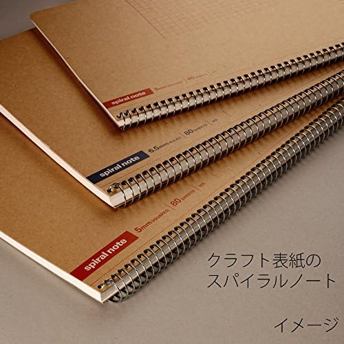 Maruman N236 Ring Notebook, 0,2 polegadas, governado, básico, b5, 40 folhas, conjunto de 10
