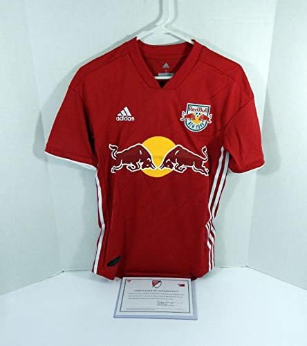 2019 New York Red Bulls Marc Rzatkowski #90 Game usado Red Jersey S 64 - camisas de futebol autografadas