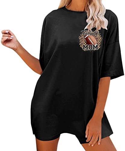 Camisetas de grandes dimensões para mulheres, tee gráfica, impressão gráfica fofa mangas curtas o pescoço de moda de pescoço camisas femininas