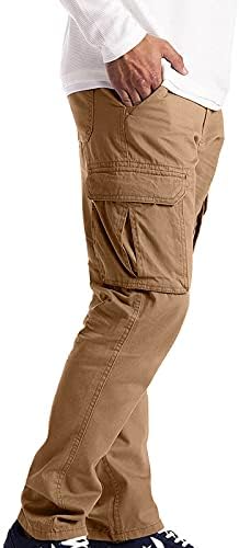 Calça de carga esportiva de wenkomg1 para homens trabalhos luxuosos calças folgadas calças de moletom reto de pernas