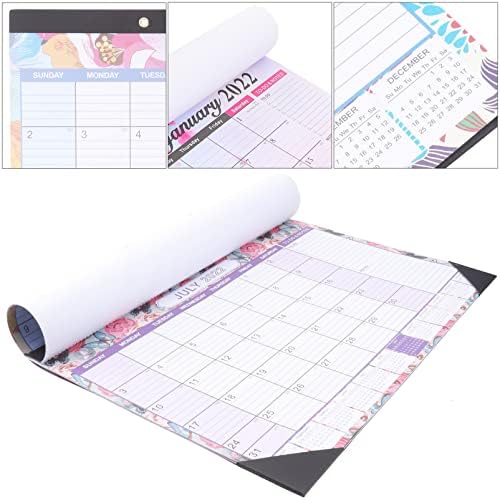Veemoon 5pcs2022 anotações para o calendário- Escola em casa, tomando dias anuais calendários exclusivo de janeiro de julho