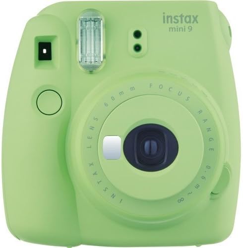 Fujifilm Instax Mini 9 Câmera + Fuji Instax Instant Film + 14 pc Instax Acessórios Kit Pacote, inclui; Caso Instax + álbum + quadros e adesivos + filtros de lente + mais