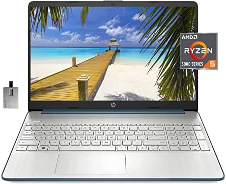 HP 2023 Laptop FHD de 15,6 , processador AMD Ryzen 5-5500U, RAM de 16 GB, 512 GB PCIE SSD, AMD Radeon Graphics, Webcam HD,