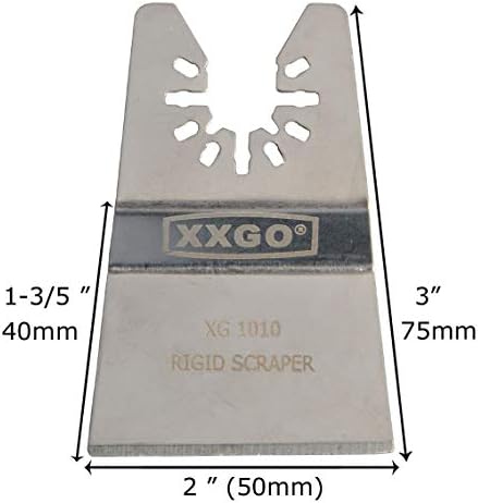 XXGO 2 PCs Universal 2 ”Radador de ferramentas de oscilação rígida Blades compatíveis com o artesão de Chicago Dewalt Dremel Fein