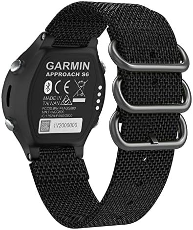 SUTK 15mm Sport Nylon Watch Band Strap for Garmin Approach S6 Smart Watch for Garmin Forerunner 735XT/220/230/335/620/630
