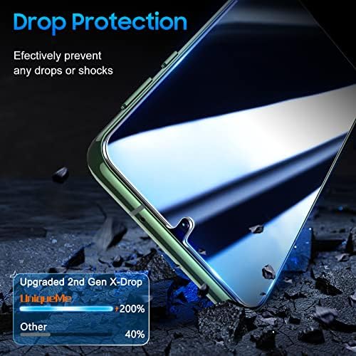 UnikeMe para Samsung Galaxy S23 Protetor de tela de privacidade de 6,1 polegadas, 【Compatível com impressão digital ultrassônica】