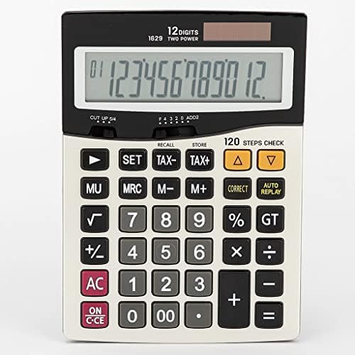 Calculadora sdfgh programador universal 120 check calculadoras de imposto de 12 dígitos e escritório de superfície de metal