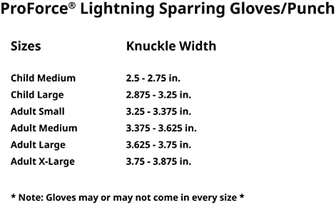 O Proce force Lightning dá um soco nas luvas de karatê de sparring - prata - X -Large