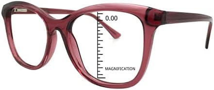 Proeyes bastões, óculos de leitura progressivos de tamanho grande com dobradiça de mola, 0 energia na lente superior, bloqueio