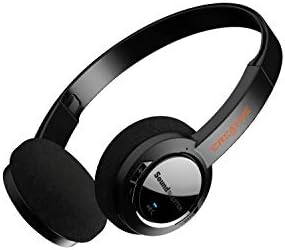 SOM BLASTER JAM V2 On-Ear Lightweight Bluetooth 5.0 fones de ouvido sem fio com USB-C, baixa latência, HD, conectividade