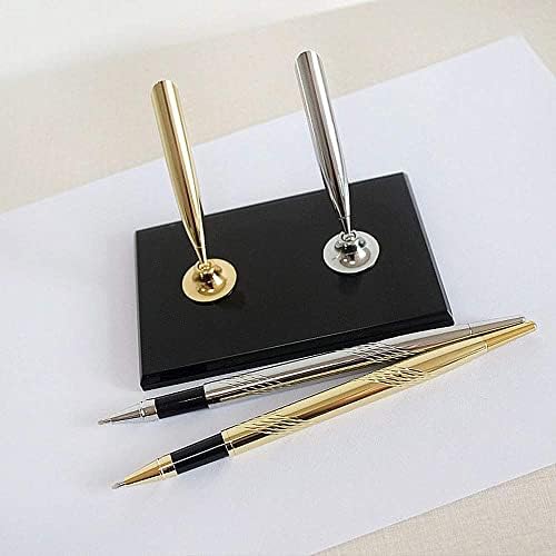 RMISODO 6 peças Funnel de caneta Funil Base Metal Metal Desktop Pen Stand Stand para Hotel Hotel Hotel