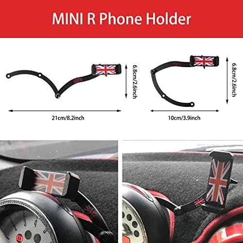 Hesanzol Upgrade Cell Phone Solter para Mini Cooper R55 R56 R57 R60 R61, adequado para smartphone de 3,5-6,3 polegadas