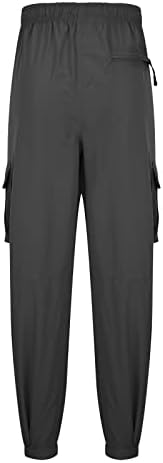 Calça de moletom de ykaritianna para homens macacão casual joggers cintura elástica perna reta calça de moletom folga calças calças