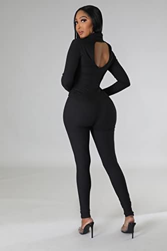 Macacão de bodycon de Qosmon feminino