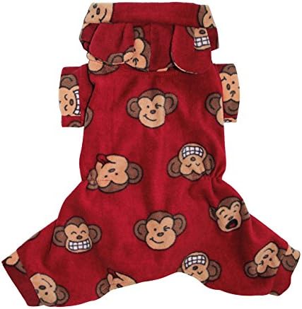 KLIPPO Silly Monkey Fleece Pijamas/Bodysuit/Loungewear/Coverling com orelhas - Lime - X -Small