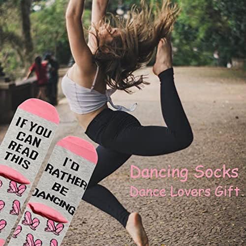 Tsotmo Dance Socks Dançarina Dançaria Presente de Dança para Amantes de Dança Dançadores de dança dos alunos Presente
