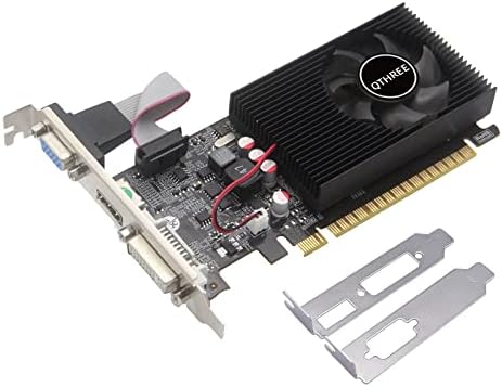 QTHREE NVIDIA GT 730 Cartão gráfico, 4 GB, DDR3.128 bits, DVI-I, HDMI, VGA, placa de vídeo para PC, PCI Express X16, GPU de