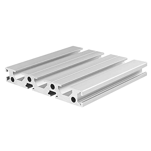 Mssoomm 1 pacote 15100 Extrusão de alumínio Comprimento do perfil de 50 polegadas / 1270 mm Silver, 15 x 100mm 15 Série