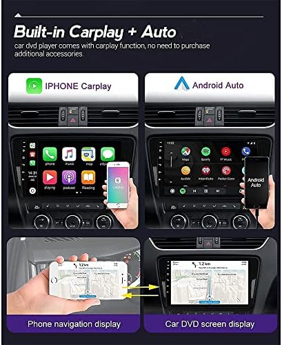 BestyCar Android 10 unidade de carro estéreo de carro GPS de rádio GPS para Suzuki SX4 2006 a 2013 Multimídia de navegação com 9 '' 1280x720 IPS Screen CarPlay Bluetooth Reverse Camera SWC 4G WiFi