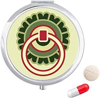Círculo de cobre China Padrive Padris Case Pocket Medicine Storage Dispensador de contêiner