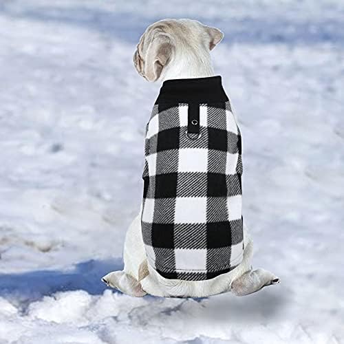 Colete de lã Yaodhaod Dog, suéter de estimação, jaqueta de cachorro de pulôver quente, roupas de cachorro em clima frio para cães