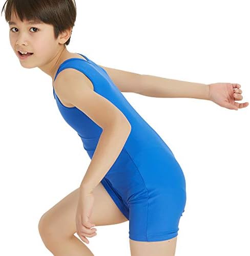 Ginástica do garoto collant Toddler Ballet Dance Practice Ateletic Competition Training Tank Tank