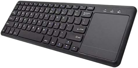 Teclado de onda de caixa compatível com Acer TravelMate B3 - Mediane Keyboard com Touchpad, USB FullSize Teclado PC PC TrackPad - Jet Black
