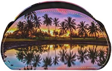 Forchrinse Hawaiian Palm Tree Tree Watercolor Sky TV Remote Control Holder Organizador 5 Compartimentos, escova de
