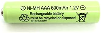 NIMH AA/AAA RELECIVADO 600mAH 1.2V Baterias recarregáveis ​​para luzes solares, luzes de jardim e controles remotos