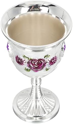 Cabilock Whisky copos Decoração vintage decoração vintage Metal Wine Goblet Coffee Cup Chalice Cup Champanhe Glass Liquor Cup: Decoração de casamento clara Terrarium