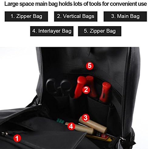 Ferramentas Backpack Bag, Oxford Ploth Fabric Ferramentas Backpack Back resistente a desgaste Backpack para reparador
