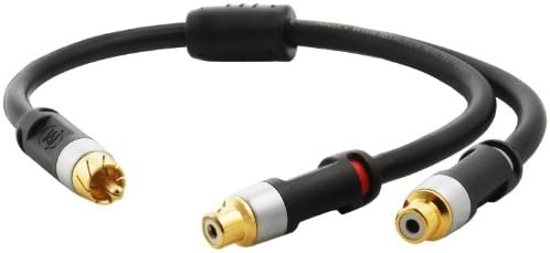 MediaBridge ™ Ultra Series RCA Y-Adapter-1 homem a 2 feminino para áudio ou subwoofer digital-