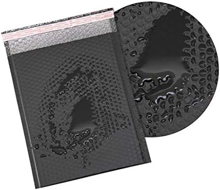 Envelopes Black Mailer Bubble Mailers 10pcs acolchoados selo de selo poli e organizadores de armazenamento de armazenamento Zippe