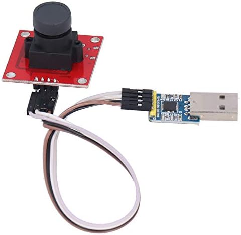 Módulo de câmera USB Alta definição, componentes de computador Computadores de placa única Sistema de vídeo Diy Módulo de webcam OV2640 Saída JPEG [imagem em preto e branco]