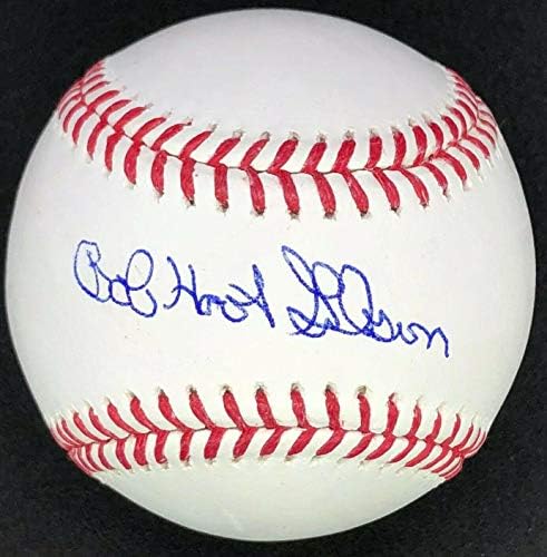 Bob Hoot Gibson assinou o apelido de beisebol Beckett Bas - itens diversos autografados da NBA