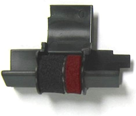 Rolo de tinta da calculadora, preto/vermelho IR-40T, para EL-1750V nítido, EL-1801V, EA772R e muito mais, compatível/substituição compumática